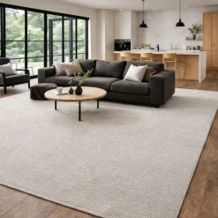 Gulvtæppe - Vævet - 300x400 cm - Creme - Copenhagen - Nordstrand Home
