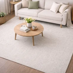 Gulvtæppe - Vævet - 160x230 cm - Creme - Copenhagen - Nordstrand Home
