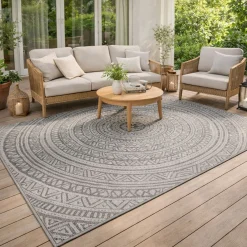 Gulvtæppe - 160x220 cm - Anthracite - Udendørs - Maestro - Nordstrand Home