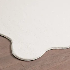 Gulvtæppe - 140x200 cm - Creme - Shape - Nordstrand Home