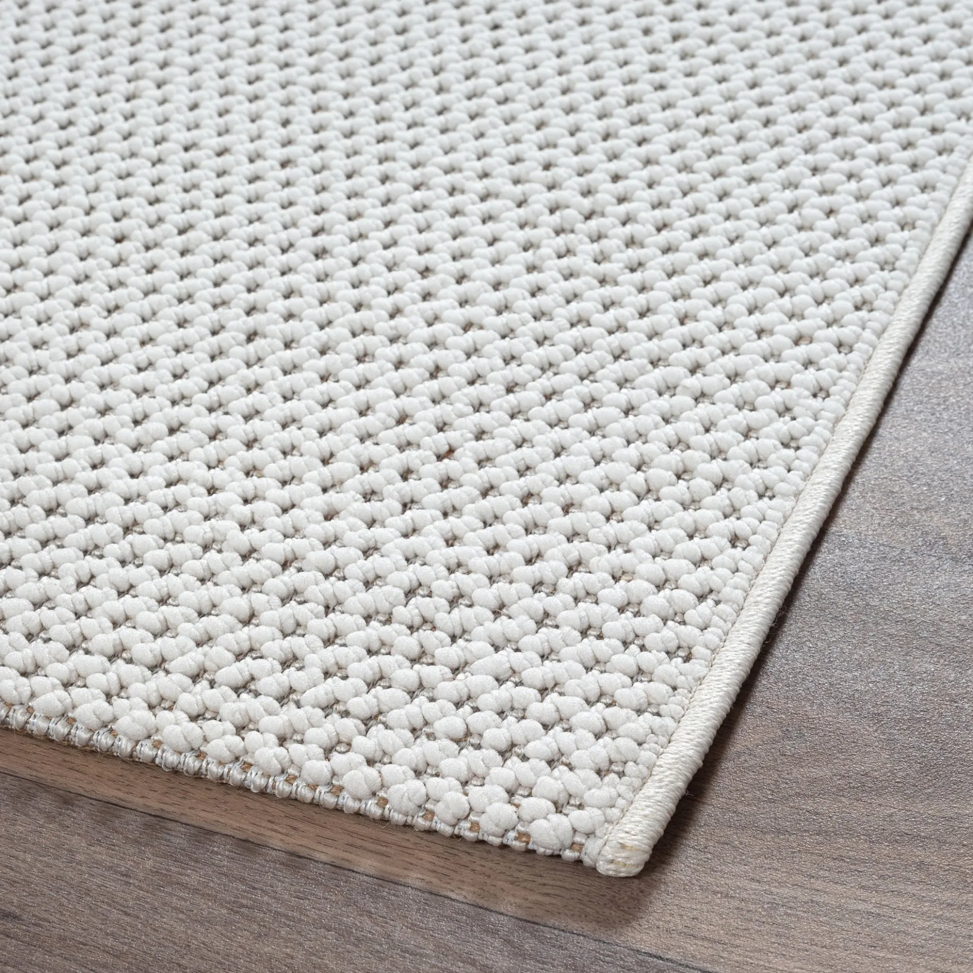 Gulvtæppe - 80x250 cm - Ekstra lang tæppeløber - Creme - Mira - Nordstrand Home