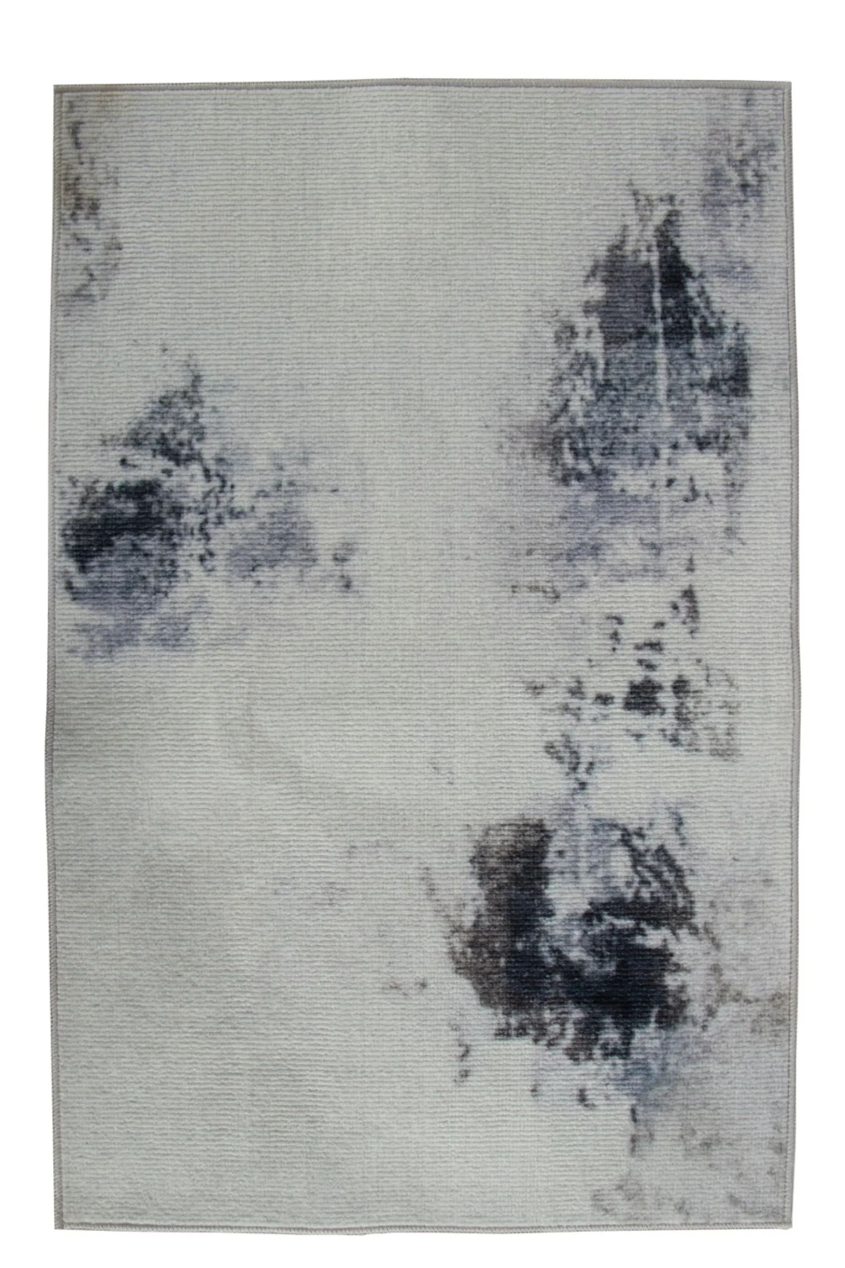 Gulvtæppe 140x200 cm - Løs tæppe med skridsikker bagside - Abstrakt design - Blødt tæppe fra Nordstrand Home Dorte