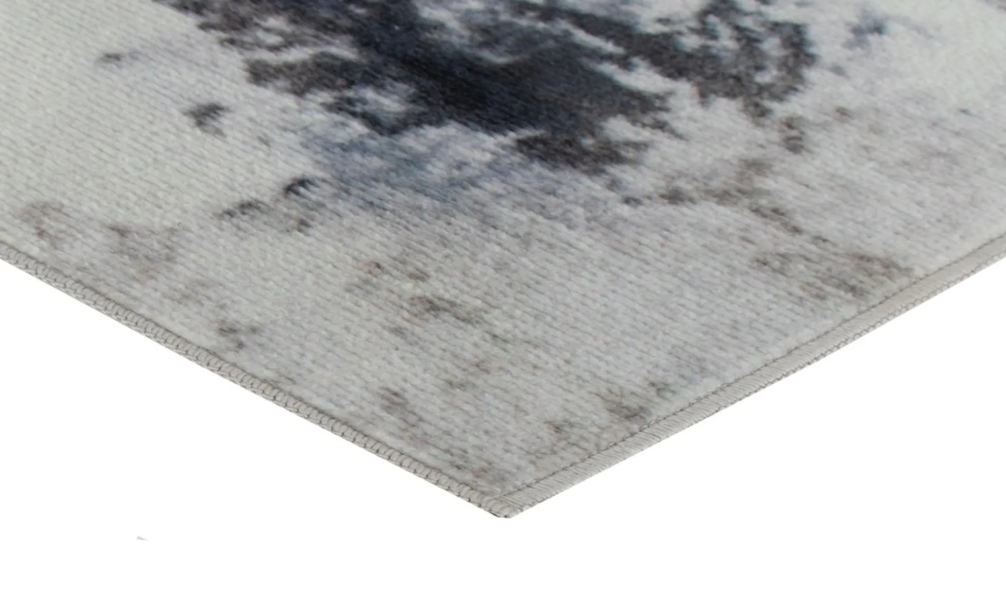 Gulvtæppe 140x200 cm - Løs tæppe med skridsikker bagside - Abstrakt design - Blødt tæppe fra Nordstrand Home Dorte