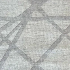 Gulvtæppe - 160x230 cm - Lysegrå tæppe med skridsikker bagside - Løs tæppe fra Nordstrand Home Maja