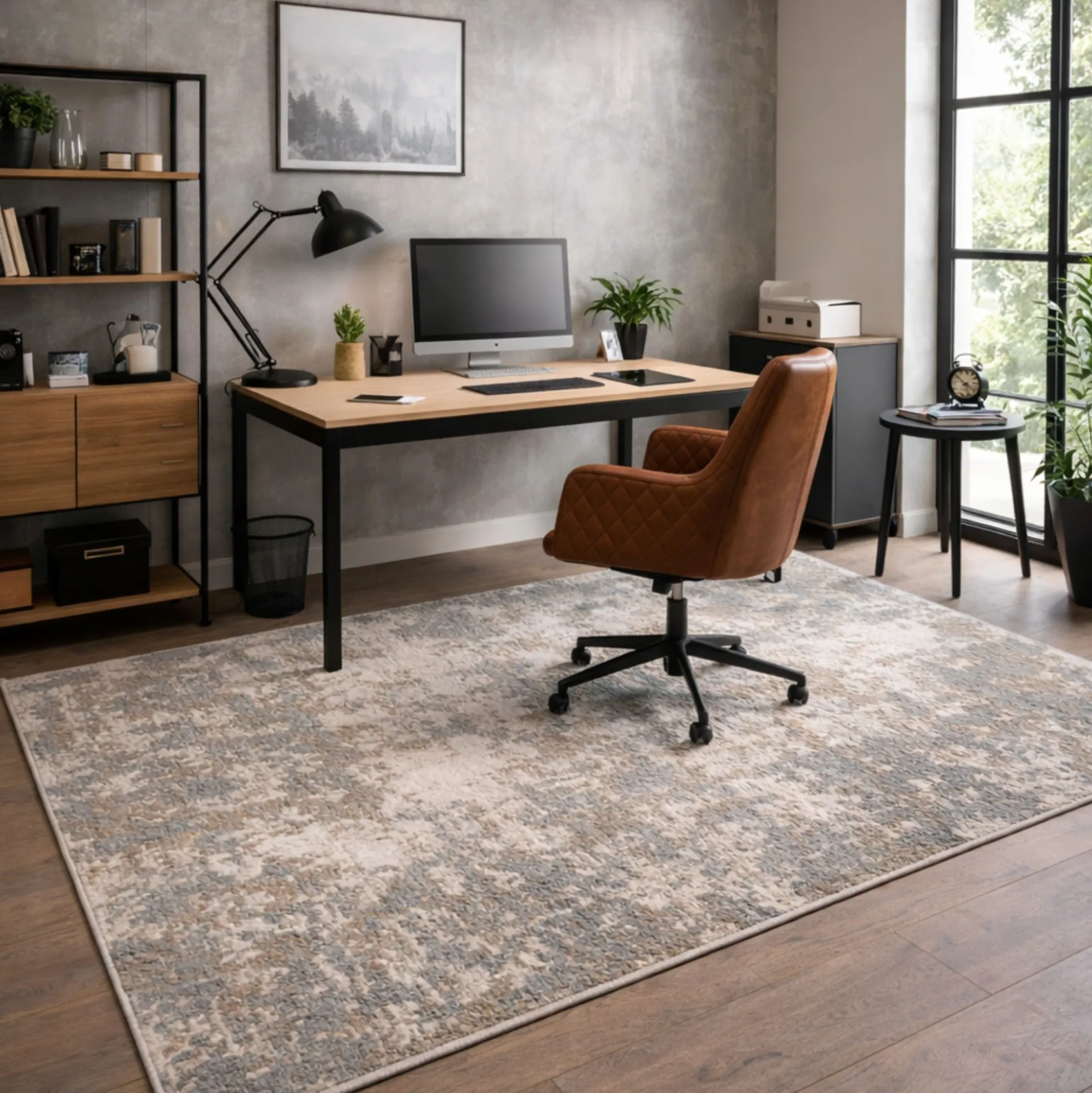 Gulvtæppe - 160x230 cm - Melange mønster - Fabia - Nordstrand Home