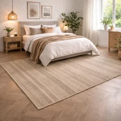 Gulvtæppe - 160x230 cm - Vævet - Natur - Kenzy - Nordstrand Home