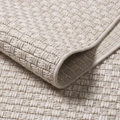 Gulvtæppe - 80x150 cm - Vævet tæppeløber - Beige - Helsinki - Nordstrand Home