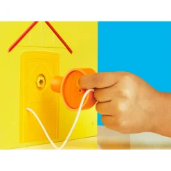 Gurli Gris stort familiehus med 3 figurer og tilbehør - 7,5 cm figurer