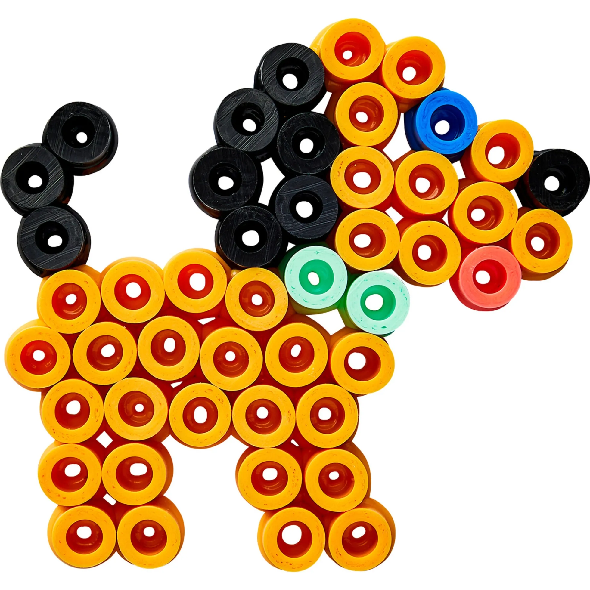 Hama Maxi lille perlesæt - 100 perler og 1 stiftplade - Hund