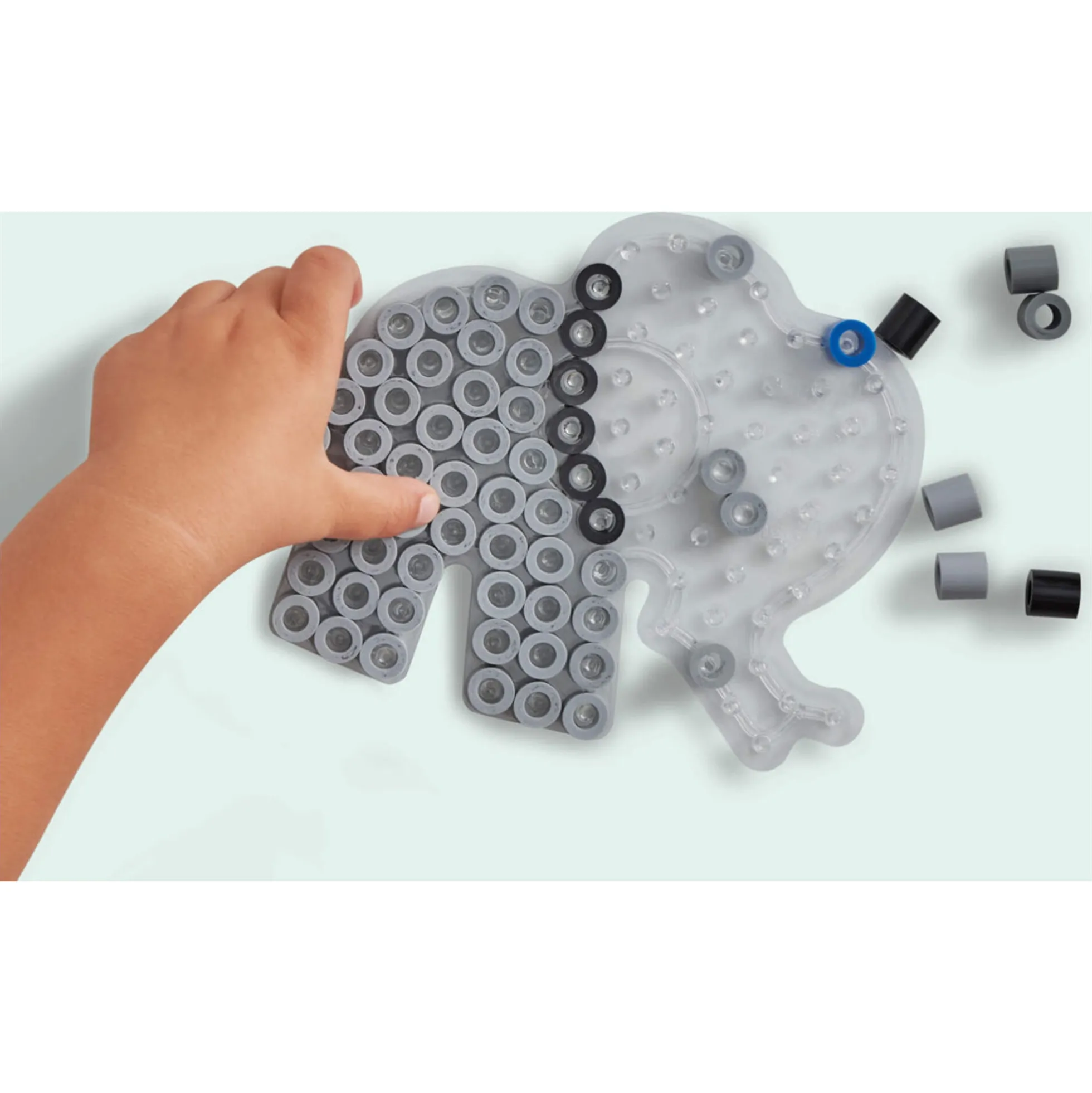 Hama Maxi lille perlesæt - 100 perler og 1 stiftplade - Hjerte
