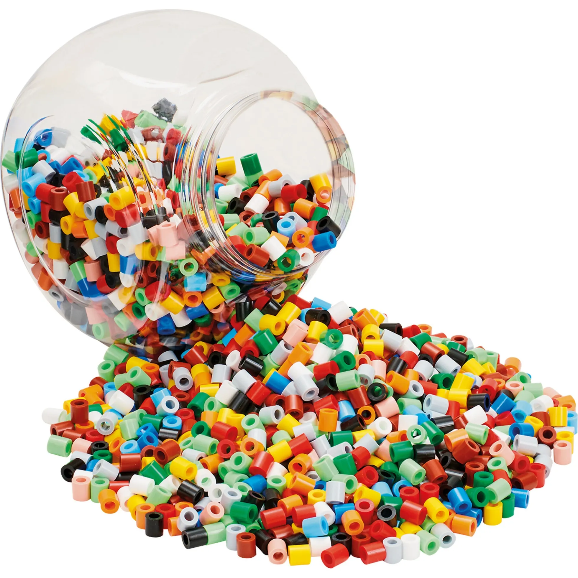 Hama Maxi perler i bøtte - 2000 blandede perler - Blå