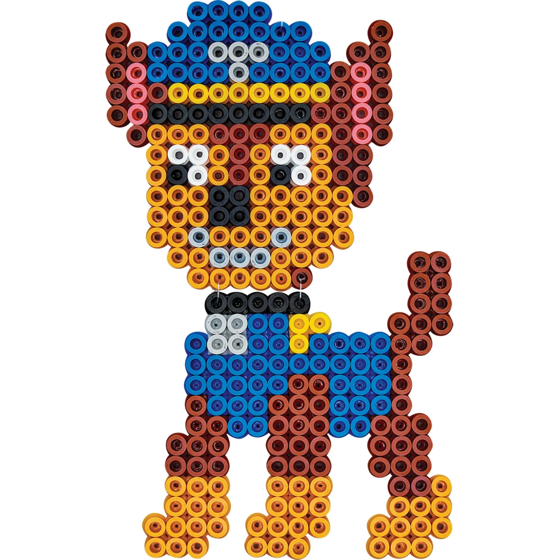 Hama Maxi perlesæt i bøtte - 900 perler og 1 stiftplade - Paw Patrol