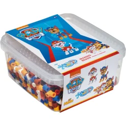 Hama Maxi perlesæt i bøtte - 900 perler og 1 stiftplade - Paw Patrol
