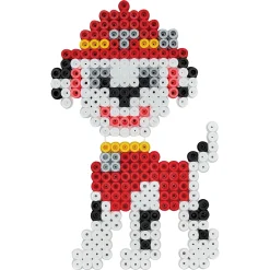Hama Maxi perlesæt i bøtte - 900 perler og 1 stiftplade - Paw Patrol