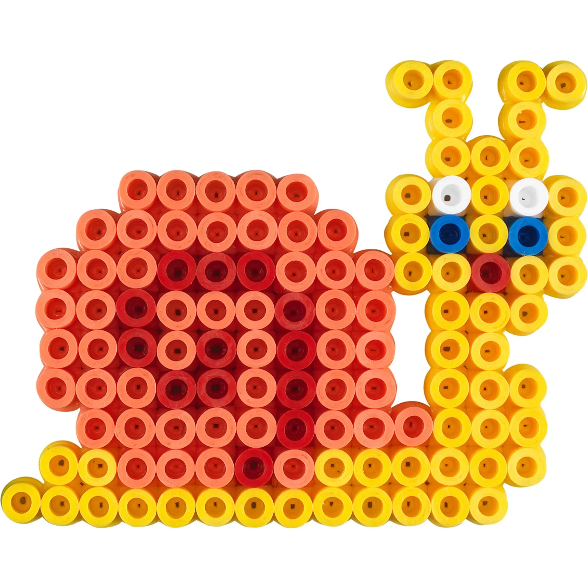Hama Maxi perlesæt i bøtte - 600 perler og 1 stiftplade - Insekter