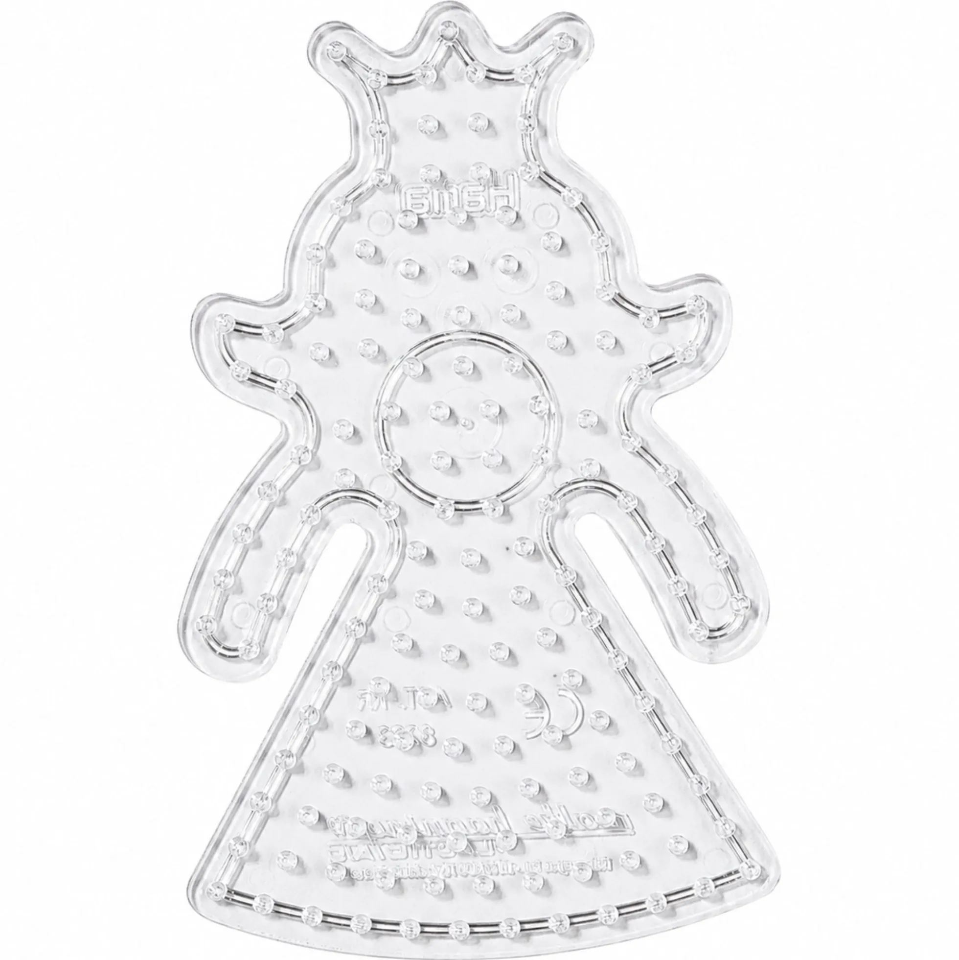 Hama Maxi stiftplader - 2 stiftplader - Transparent - Sommerfugl og prinsesse