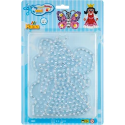 Hama Maxi stiftplader - 2 stiftplader - Transparent - Sommerfugl og prinsesse