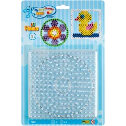 Hama Maxi stiftplader - 2 stiftplader - Transparent - Firkant og rund