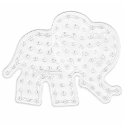 Hama Maxi stiftplader - 2 stiftplader - Transparent - Elefant og løve
