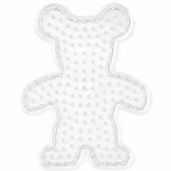 Hama Maxi stiftplader - 2 stiftplader - Transparent - Bamse og dinosaur