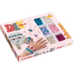Hama Midi aktivitetsæske med 11 designs - 2400 perler