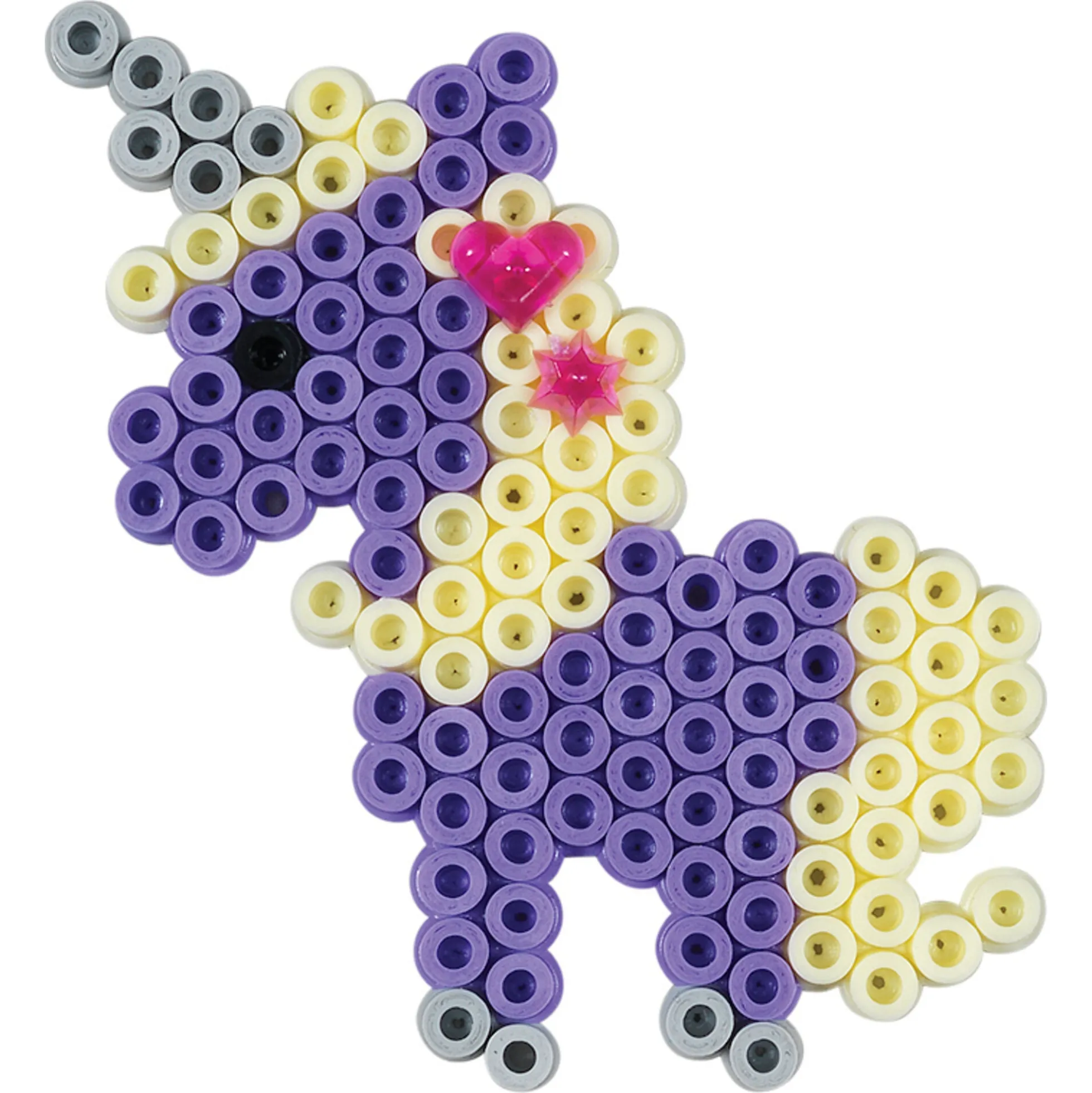 Hama Midi aktivitetsæske med opbevaring - 2400 perler - Lilla
