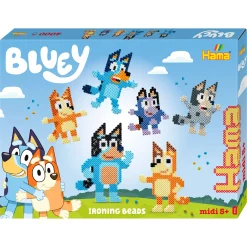 Hama Midi gaveæske – 4000 perler – Bluey med 2 stiftplader