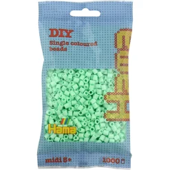 Hama Midi perler - 1000 perler - Pastel mint