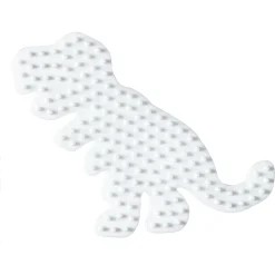 Hama Midi små stiftplader - 3 stiftplader - Hvid - Bil, dinosaur og papegøje