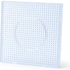 Hama Midi stiftplade - 15x15 cm - Transparent - Firkant