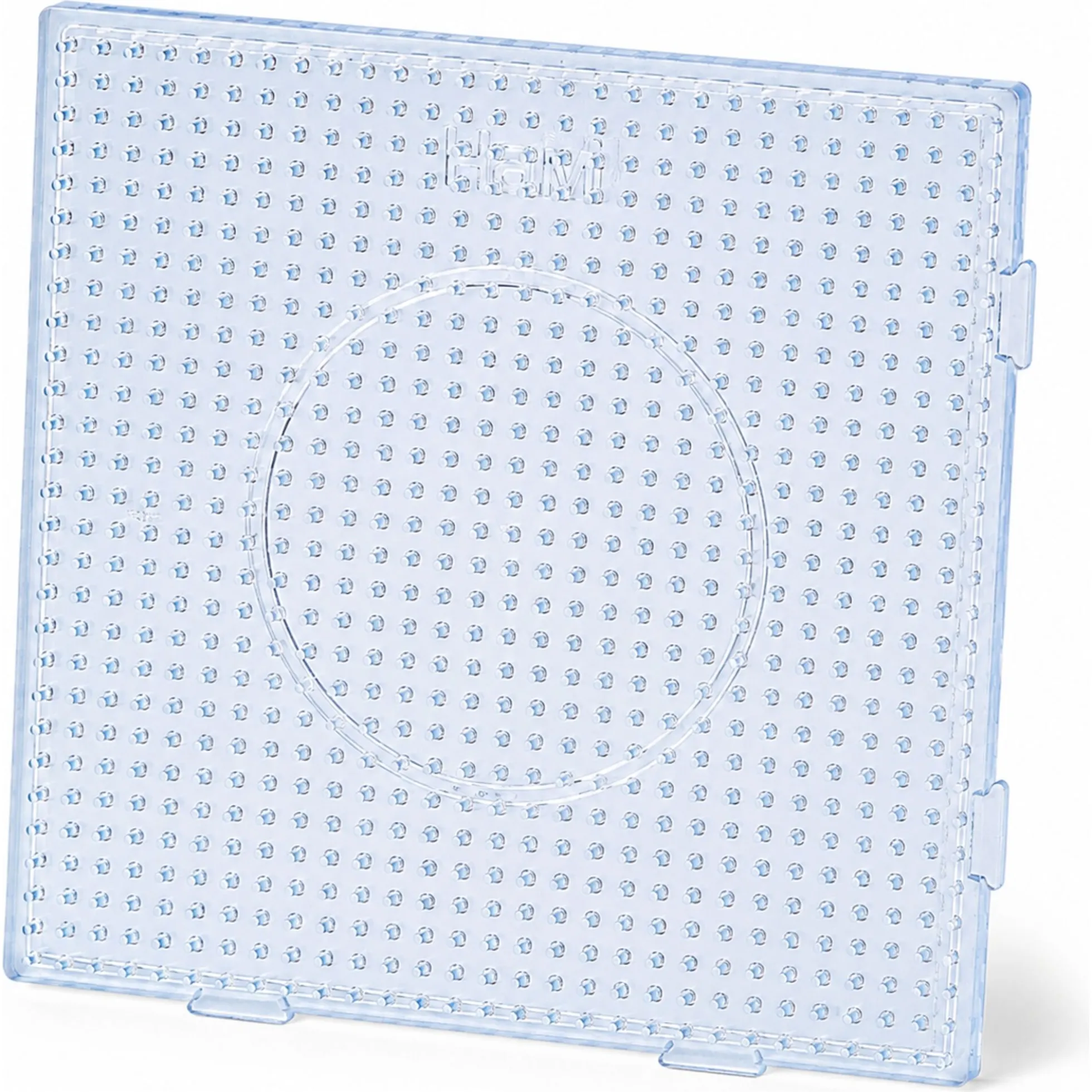 Hama Midi stiftplade - 15x15 cm - Transparent - Firkant
