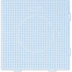 Hama Midi stiftplade - 15x15 cm - Transparent - Firkant