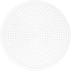 Hama Midi store stiftplader - 4 stiftplader - Hvid - Rund, hjerte, firkantet og sekskantet