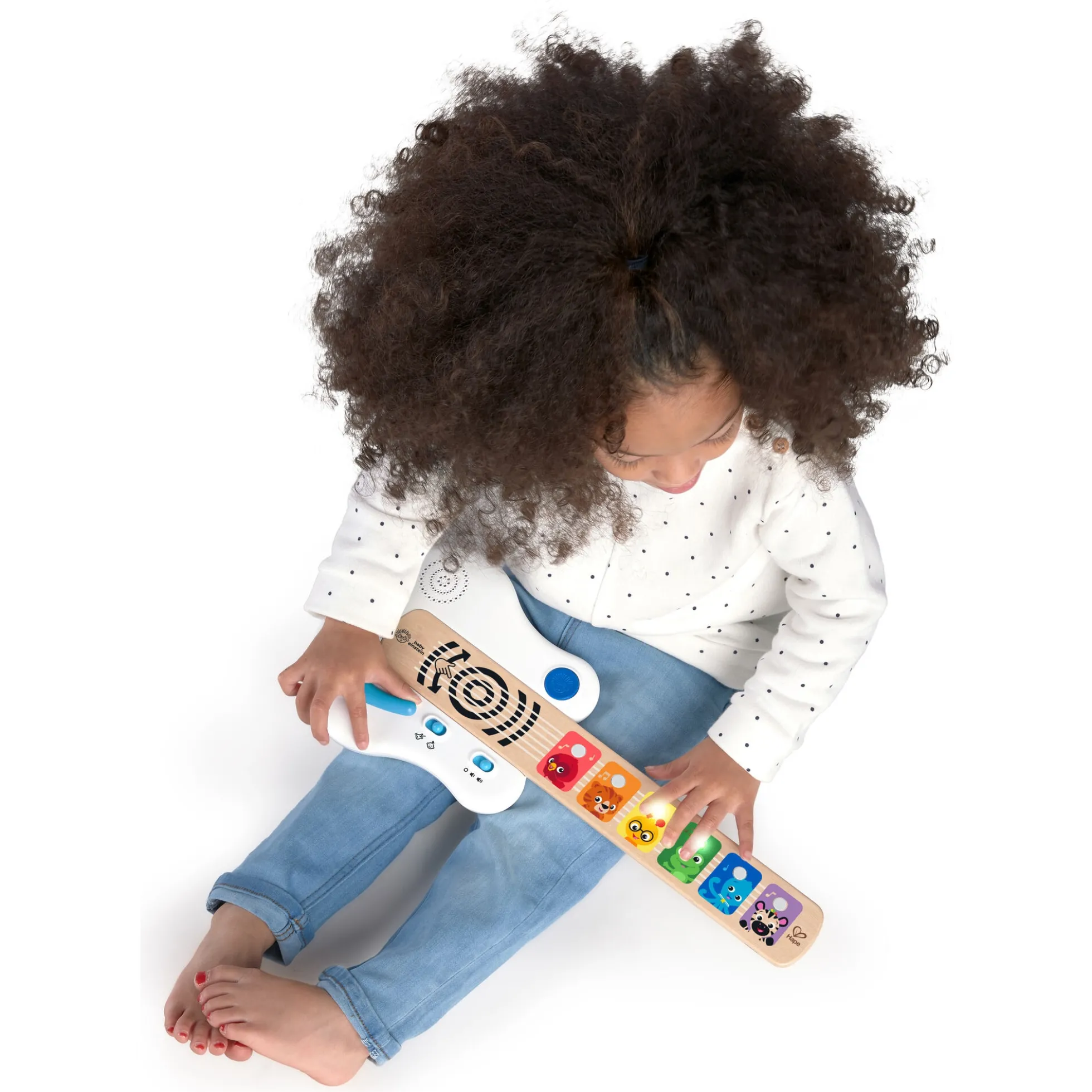 Hape Baby Einstein Magic Touch guitar - musiklegetøj med lys og lyd - fra 12 mdr.