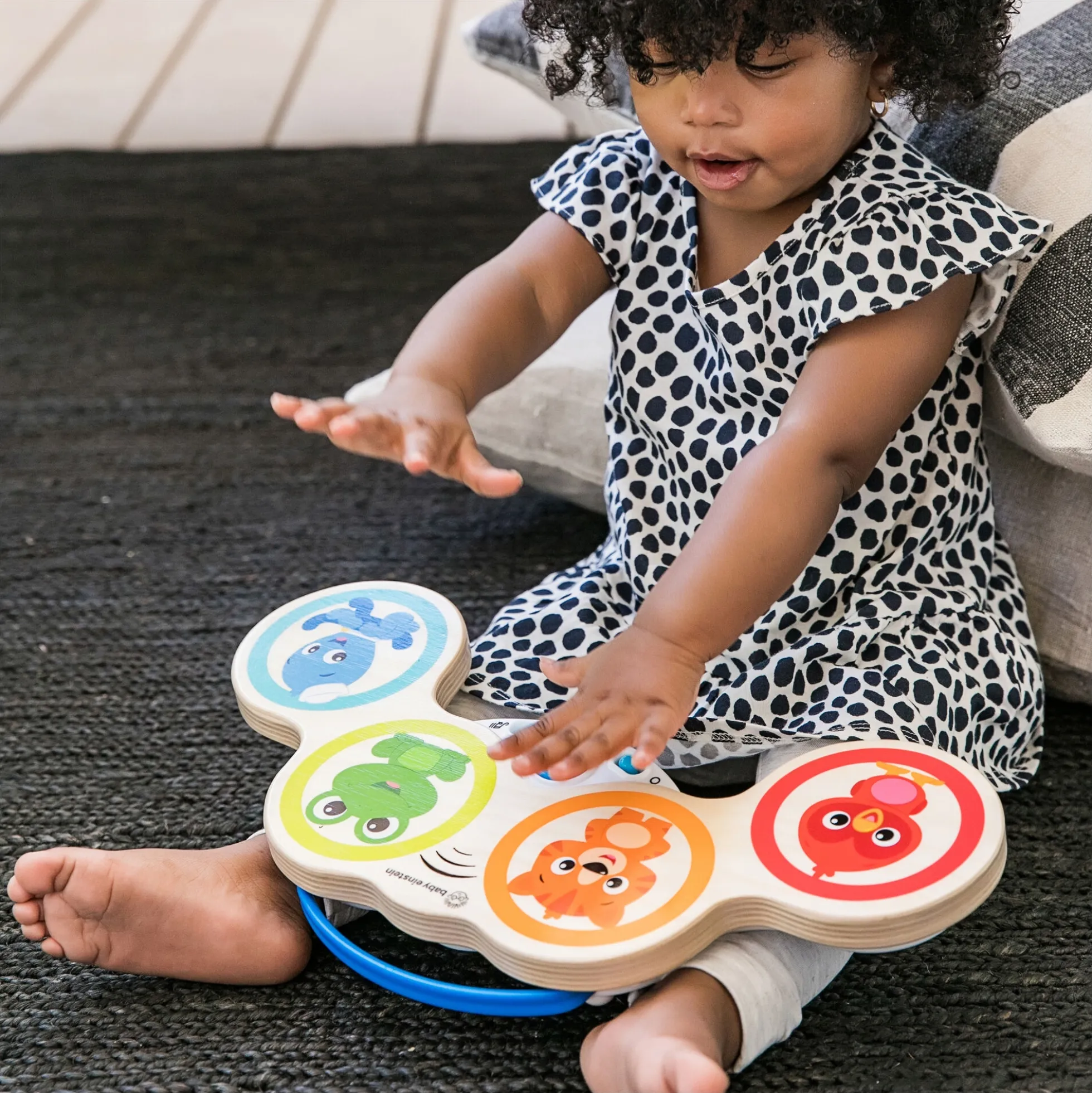 Hape Baby Einstein Magic Touch trommer - musiklegetøj med tromme- og melodifunktion - fra 6 mdr.