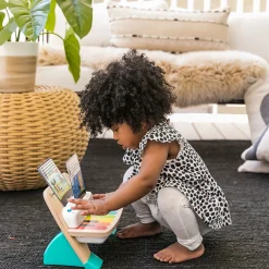 Hape Baby Einstein Magic Touch klaver - musiklegetøj med 3 musikark og 6 sange - fra 6 mdr.