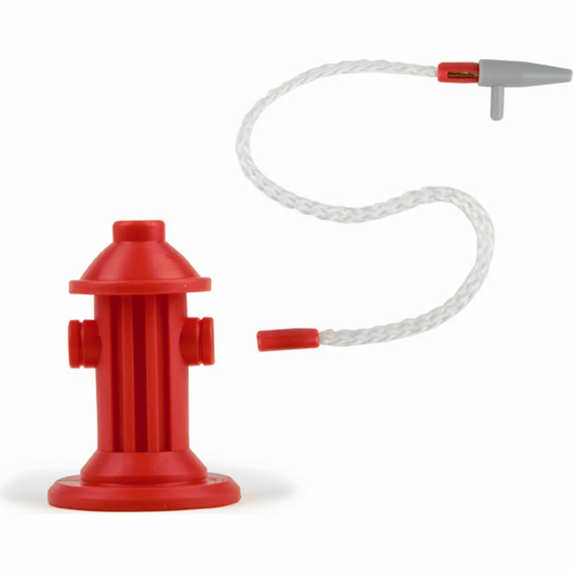 Hape City brandstation i træ med lys, lyd, brandbil og helikopter - 13 dele - 60x30x47,8 cm