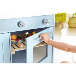 Hape Deluxe legekøkken - legekøkken med rindende vand, lys og lyd - 85x50x80 cm