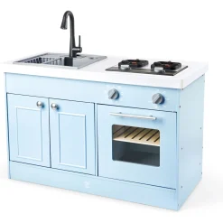 Hape Deluxe legekøkken - legekøkken med rindende vand, lys og lyd - 85x50x80 cm
