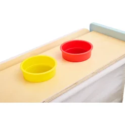 Hape læs og tegn bogreol - 2-i-1 børnebogreol med tegnetavle - 70x63,1x39 cm