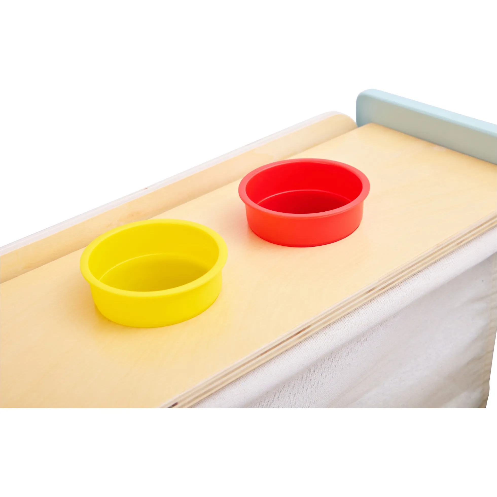 Hape læs og tegn bogreol - 2-i-1 børnebogreol med tegnetavle - 70x63,1x39 cm