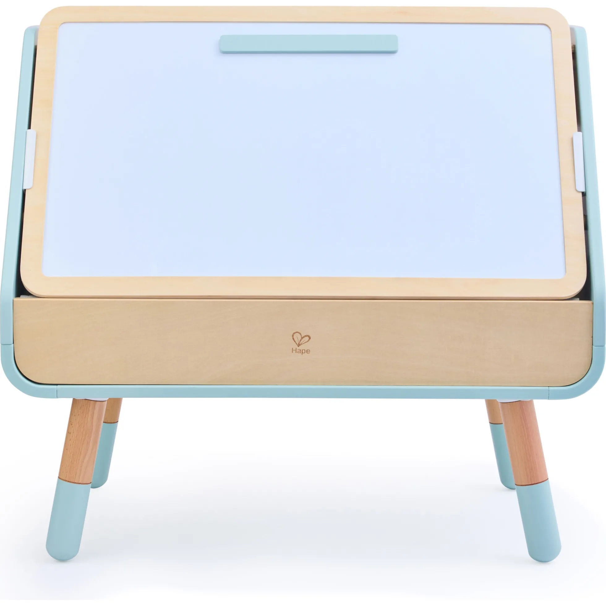 Hape læs og tegn bogreol - 2-i-1 børnebogreol med tegnetavle - 70x63,1x39 cm