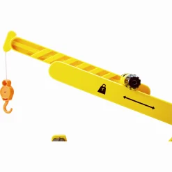 Hape mobilkran og byggesæt - byggekran med krankrog og tilbehør - 38x20 cm