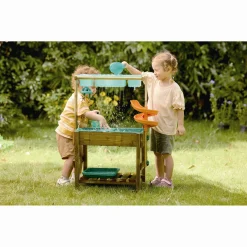 Hape multifunktionelt vandlegebord - sand- og vandbord med justerbar højde - 37,6x85x55,8 cm