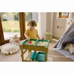 Hape multifunktionelt vandlegebord - sand- og vandbord med justerbar højde - 37,6x85x55,8 cm