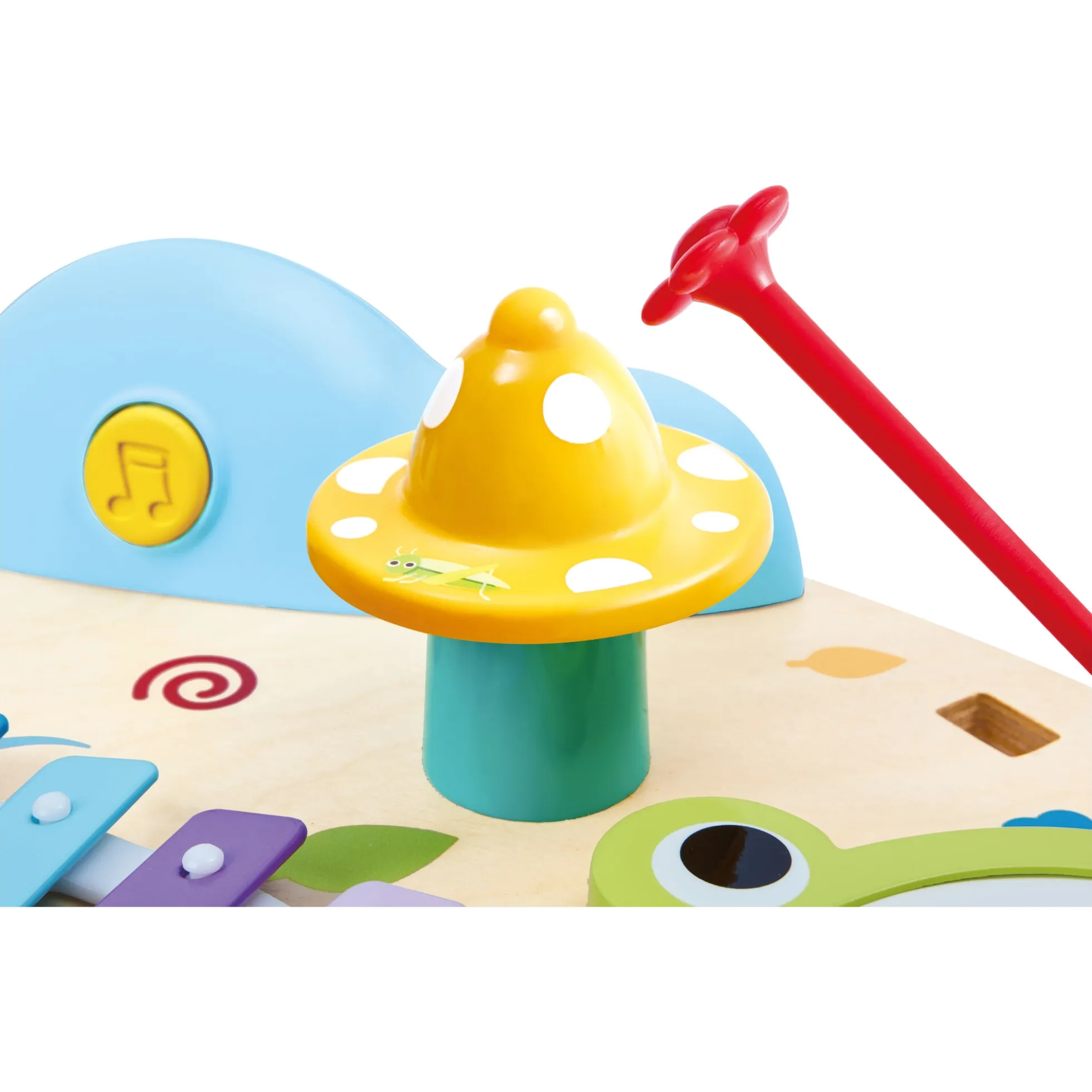 Hape Nature's Symphony musikbord - 8-i-1 musiklegetøj med dyrelyde - fra 18 mdr.