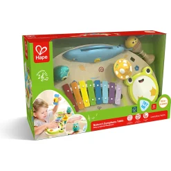 Hape Nature's Symphony musikbord - 8-i-1 musiklegetøj med dyrelyde - fra 18 mdr.