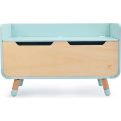 Hape opbevaringsbænk med pude - børnebænk med 60 L opbevaring - 78x39x48,3 cm
