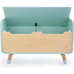 Hape opbevaringsbænk med pude - børnebænk med 60 L opbevaring - 78x39x48,3 cm