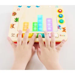 Hape Pixelz piano - musiklegetøj med 3 modes, lys og dyrelyde - fra 2 år